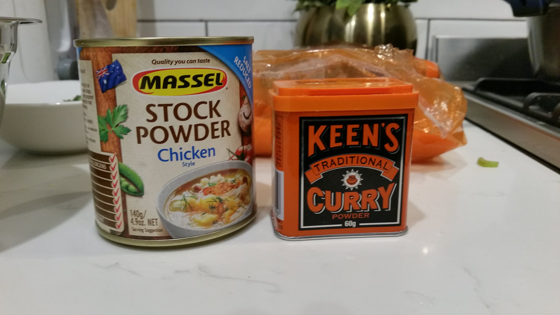 Stock powder and Curry powder