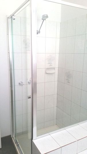 New shower screen opens up the room