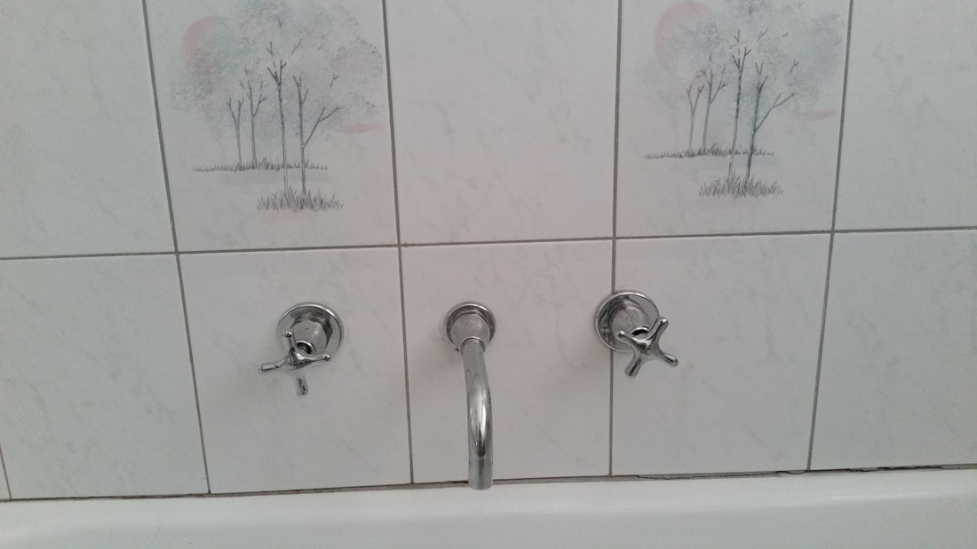 New taps with existing tiles